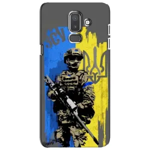 Чехлы с принтом (Воины ЗСУ) для Samsung Galaxy J8-2018, J810 (Солдат ЗСУ)