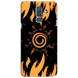 Купить Чехлы на телефон с принтом Anime для Samsung Galaxy J8-2018, J810 (Солнце Наруто)