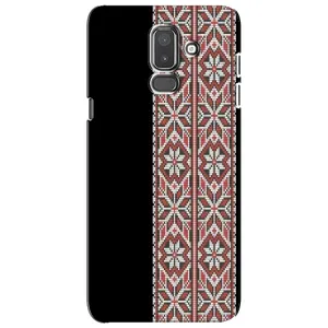 Силиконовый Чехол на Samsung Galaxy J8-2018, J810 с картинкой Вышиванки (Стильная вишиванка)