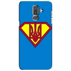 Чехол с картинкой (Патриотический ГЕРБ) на Samsung Galaxy J8-2018, J810 (Super - Герб)