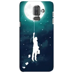 Чехол (ТПУ) с планетами на Samsung Galaxy J8-2018, J810 (To The moon)