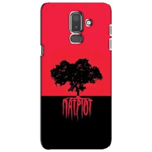 Чехлы УПА (Красно-Чёрный) на Samsung Galaxy J8-2018, J810 (УПА Патриот)