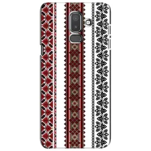 Силиконовый Чехол на Samsung Galaxy J8-2018, J810 с картинкой Вышиванки (Вышиваночки)