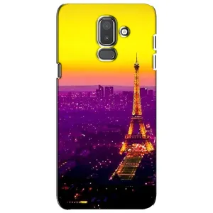 Чехол с Эйфелевой башней на Samsung Galaxy J8-2018, J810 (Яркая башня)