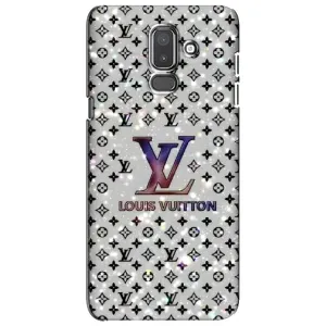 Чехол Стиль Louis Vuitton на Samsung Galaxy J8-2018, J810 (Яркий LV)