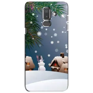 Чехлы на Новый Год Samsung Galaxy J8-2018, J810 (Зима)