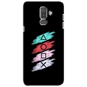 Чехол КИБЕРСПОРТ для Samsung Galaxy J8-2018, J810 (Значки Sony)