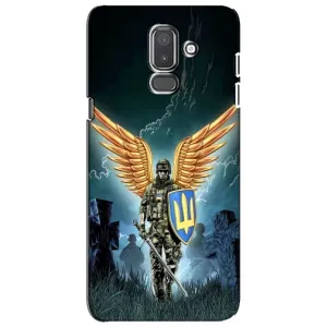 Патриотический Чехол для Samsung Galaxy J8-2018, J810 (ЗСУ з крильями)