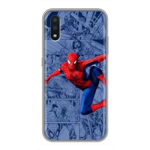 Чехол с рисунком «Человек Паук» для Samsung Galaxy M01 (M015)