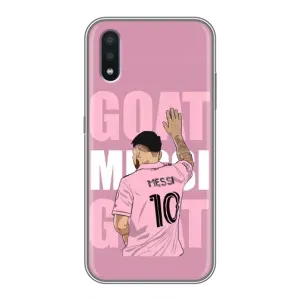 Чехлы Лео Месси в Майами на Sansung Galaxy M01 (M015) (GOAT MESSI)