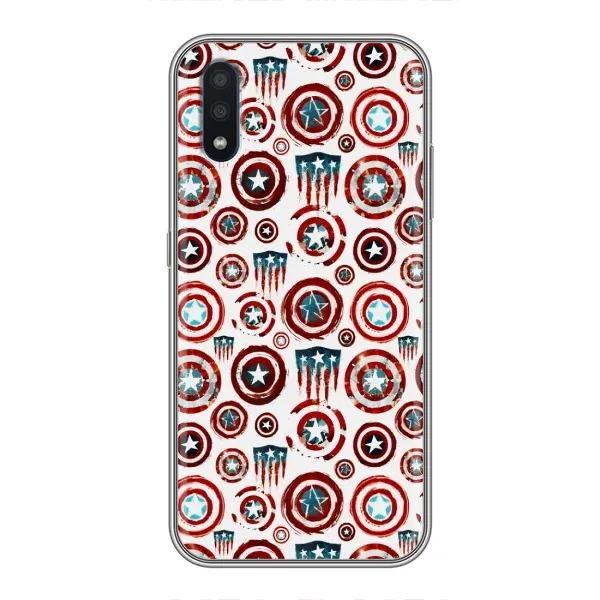 Чехол с рисунком «Марвел щиты» для Samsung Galaxy M01 (M015) Чехол с рисунком «Марвел щиты» для Samsung Galaxy M01 (M015)