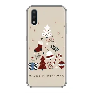 Чехол Санта Клаус для Sansung Galaxy M01 (M015) (Merry Christmas)