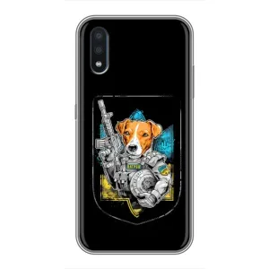 Чехол с принтом для Sansung Galaxy M01 (M015) (Патрон Воин)