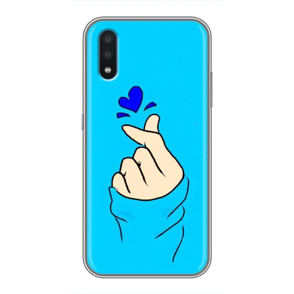 Чехол с рисунком «Сердце на синем» для Samsung Galaxy M01 (M015) Чехол с рисунком «Сердце на синем» для Samsung Galaxy M01 (M015)