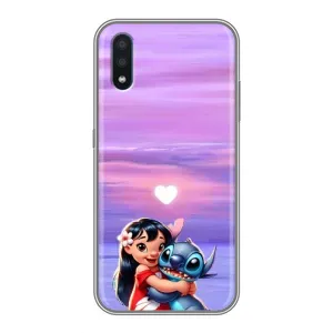 Чехол с рисунком Стич для Samsung Galaxy M01 (M015) (Стич и Лило)