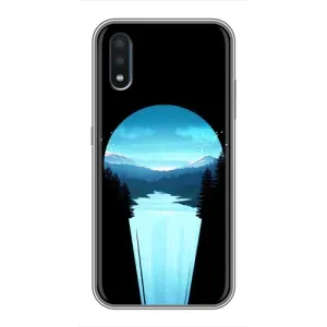 Літній Чохол на Sansung Galaxy M01 (M015) (Синій Водоспад)