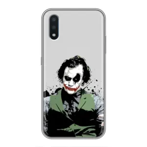 Чехлы с картинкой Джокера на Sansung Galaxy M01 (M015) (Взгляд Джокера)