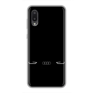 Силіконовий бампер з картинкою машини на Samsung Galaxy M02 (M022) (Сілует Audi)