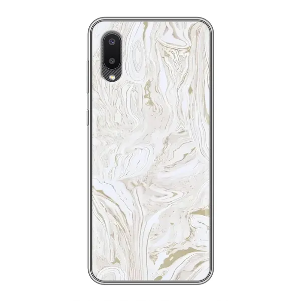 Чехол с рисунком «белый мрамор» для Samsung Galaxy M02 (M022) Чехол с рисунком «белый мрамор» для Samsung Galaxy M02 (M022)
