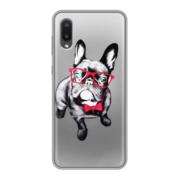 Чохол з малюнком «Бульдог в окулярах» для Samsung Galaxy M02 (M022) Чохол з малюнком «Бульдог в окулярах» для Samsung Galaxy M02 (M022)