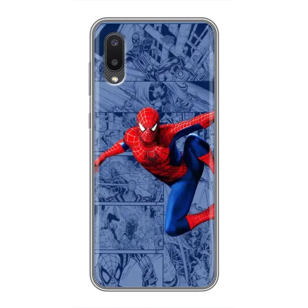 Чехол с рисунком «Человек Паук» для Samsung Galaxy M02 (M022)
