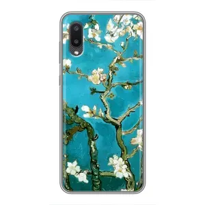 Чехол с принтом САКУРЫ на Samsung Galaxy M02 (M022) (Цветение Сакуры)