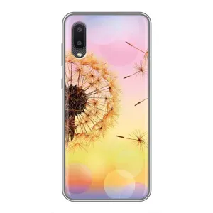 Силиконовый Чехол с одуванчиками на Samsung Galaxy M02 (M022) (Цветок-одуванчик)