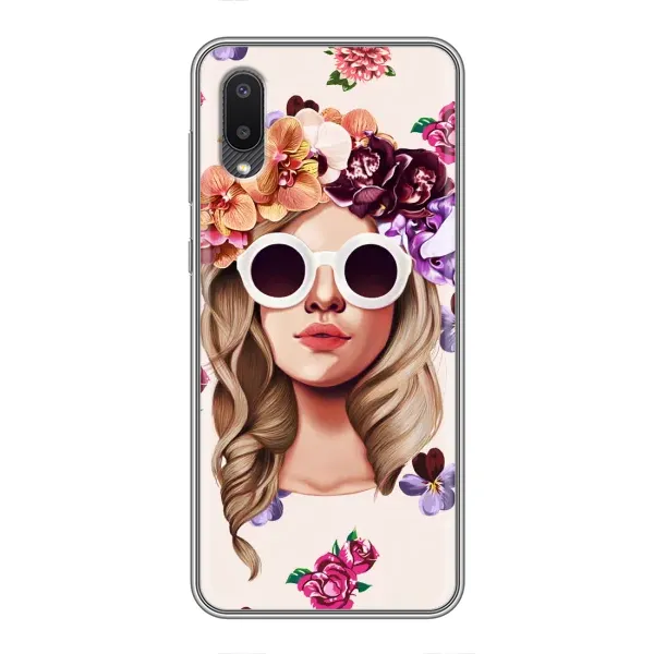 Чехол с рисунком «Девушка в очках» для Samsung Galaxy M02 (M022) Чехол с рисунком «Девушка в очках» для Samsung Galaxy M02 (M022)
