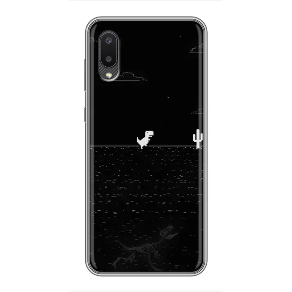 Чехол с рисунком «Динозаврик» для Samsung Galaxy M02 (M022) Чехол с рисунком «Динозаврик» для Samsung Galaxy M02 (M022)