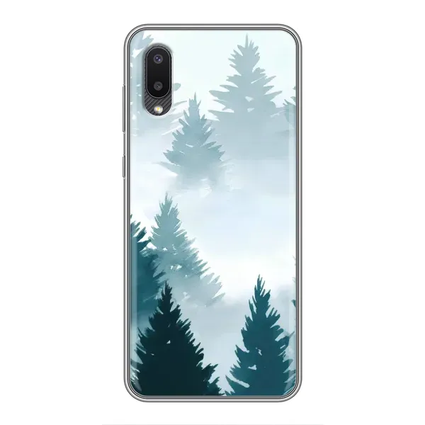 Чехол с рисунком «Горный лес» для Samsung Galaxy M02 (M022) Чехол с рисунком «Горный лес» для Samsung Galaxy M02 (M022)