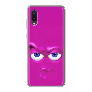 Силиконовые Чехлы (смешные стикеры) для Samsung Galaxy M02 (M022) (Хитрая мордочка)