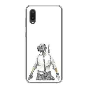 Чохол з картинкою "Герой Pubg" на Samsung Galaxy M02 (M022) (З літер)