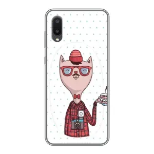 Чехол на тематику: Коты для Samsung Galaxy M02 (M022) (Кот аристократ)