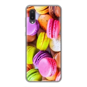 Чехол с изображением  вкусной еды для Samsung Galaxy M02 (M022) (Макаруны)