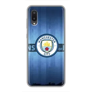 Силиконовые Чехлы принт Футбол на Samsung Galaxy M02 (M022) (ManCity)