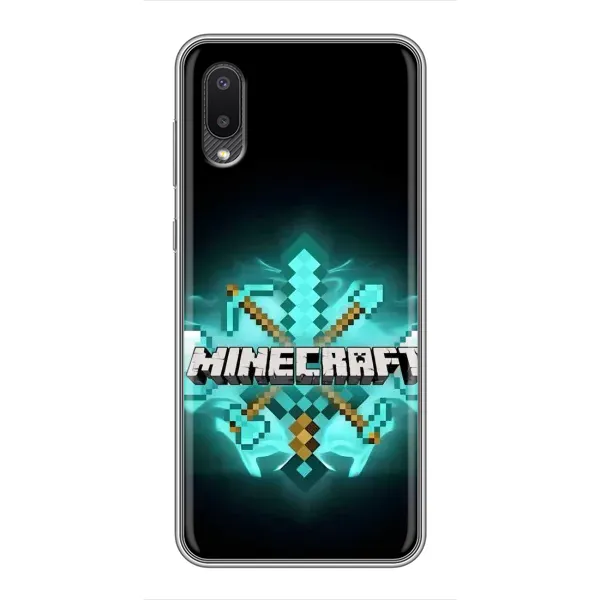 Чехол с рисунком «MineCraft 2» для Samsung Galaxy M02 (M022)