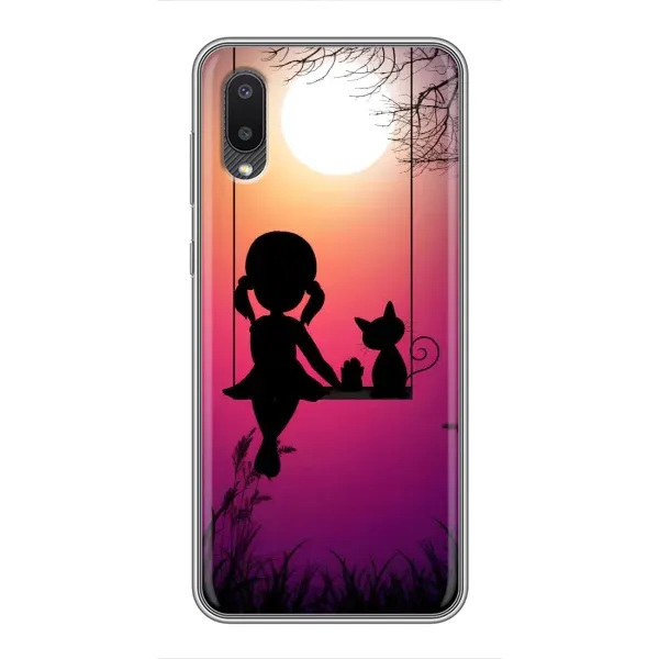 Чехол с рисунком «На качели» для Samsung Galaxy M02 (M022) Чехол с рисунком «На качели» для Samsung Galaxy M02 (M022)