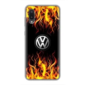 Чохол "Фольксваген" для Samsung Galaxy M02 (M022) (Вогняний Лого)