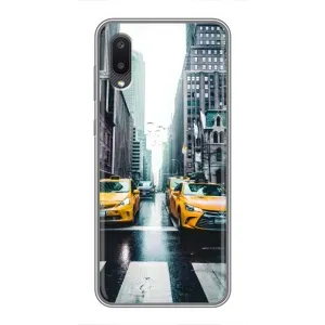 Силиконовый бампер (Работники) на Samsung Galaxy M02 (M022) (Такси)