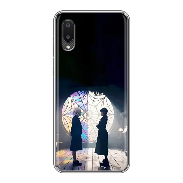 Чехол с рисунком «Уэнсдей и Энди» для Samsung Galaxy M02 (M022)