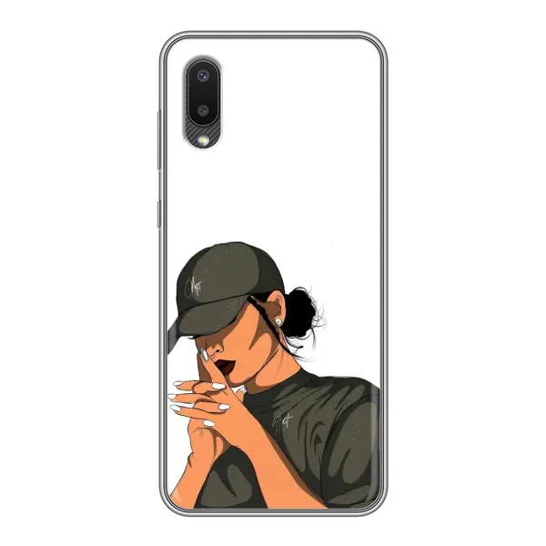 Чехол с рисунком «В зеленом» для Samsung Galaxy M02 (M022)