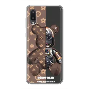 Силиконовый чехол для Samsung Galaxy M02 (M022) (Медмедь Луи Виттон)