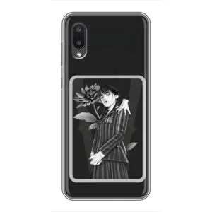 Чехлы с принтом Уэнсдей на Samsung Galaxy M02 (M022) (Венсдей картина)