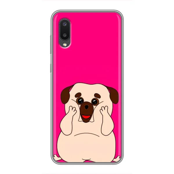 Чохол з малюнком «Веселий Мопсік» для Samsung Galaxy M02 (M022) Чохол з малюнком «Веселий Мопсік» для Samsung Galaxy M02 (M022)