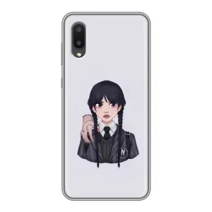 Чехлы с принтом Уэнсдей на Samsung Galaxy M02 (M022) (Вещь Венсдей)