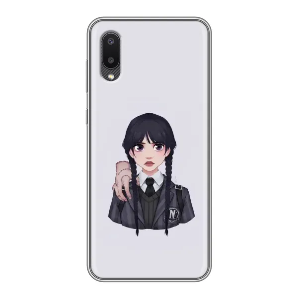 Чехол с рисунком «Вещь Венсдей» для Samsung Galaxy M02 (M022)
