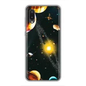 Чехол (ТПУ) с планетами на Samsung Galaxy M02 (M022) (Вид с космоса)