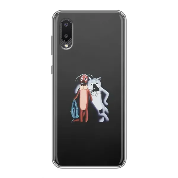 Чехол с рисунком «Шо, опять» для Samsung Galaxy M02 (M022)