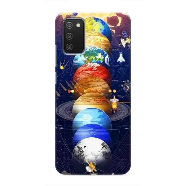 Чехол с рисунком «Арт планети» для Samsung Galaxy M02s Чехол с рисунком «Арт планети» для Samsung Galaxy M02s