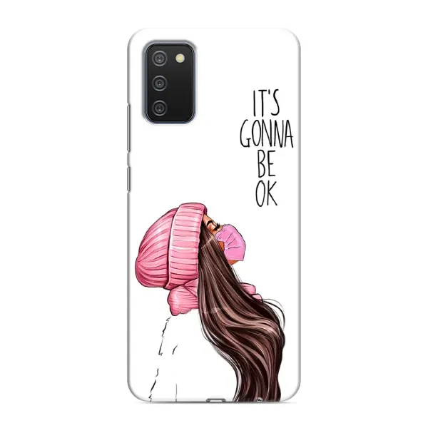 Чехол с рисунком «Девушка в маске» для Samsung Galaxy M02s Чехол с рисунком «Девушка в маске» для Samsung Galaxy M02s